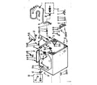 Kenmore 1106733109 cabinet parts diagram