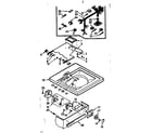 Kenmore 1106733109 top and control assembly diagram