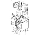 Kenmore 1106733110 cabinet parts diagram