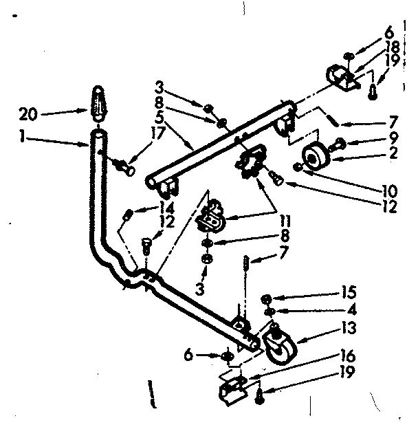 Caster assembly