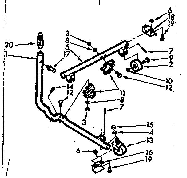Caster assembly