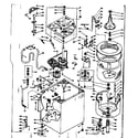 Kenmore 1106733400 machine sub-assm diagram