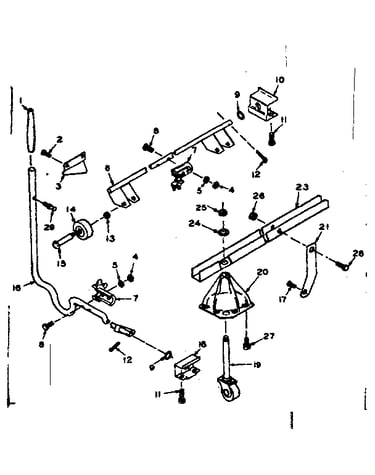 Caster assembly