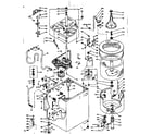 Kenmore 1106733402 machine sub-assembly diagram