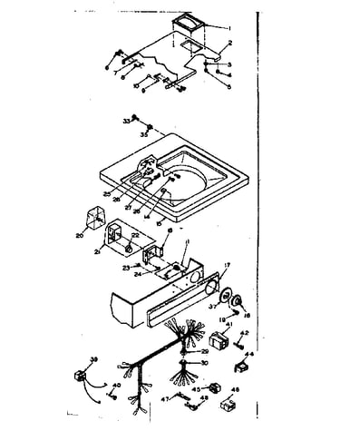 Top & control assembly