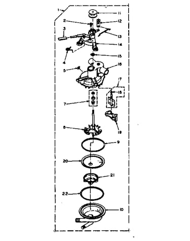 Washer pump assembly