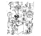 Kenmore 1106733404 machine sub-assembly diagram
