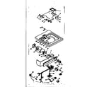 Kenmore 1106733404 top & control assembly diagram