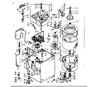 Kenmore 1106733405 machine sub-assembly diagram