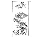 Kenmore 1106733405 top and control assembly diagram