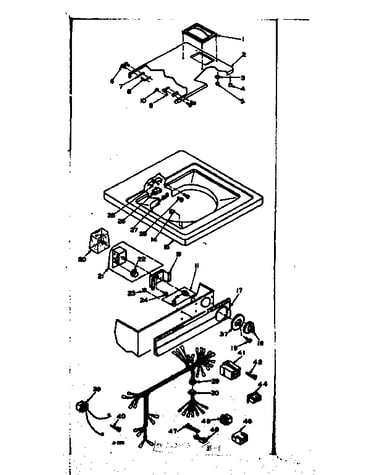 Top and control assembly