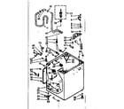 Kenmore 1106733406 cabinet parts diagram