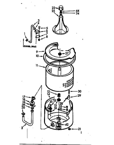 Tub and basket assembly