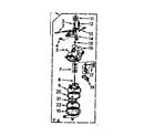 Kenmore 1106733406 pump assembly diagram