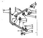 Kenmore 1106733406 caster assembly diagram
