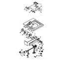 Kenmore 1106733407 top and control assembly diagram