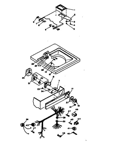 Top and control assembly