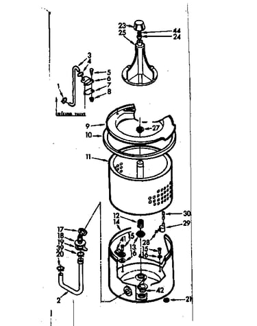 Tub and basket assembly