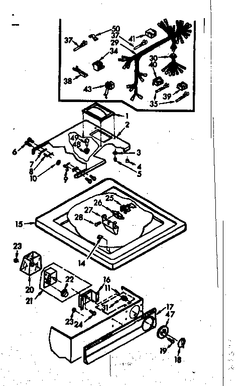 TOP AND CONTROL ASSEMBLY