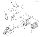 Kenmore 565618300 blower assembly diagram