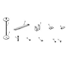 Kenmore 153311220 threaded rod and pressure plate diagram