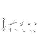 Threaded rod and pressure plate
