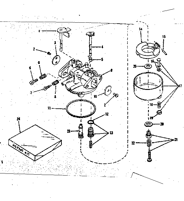 CARBURETOR NO. 29993 (LMG-154)