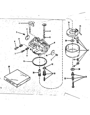 Carburetor no. 29993 (lmg-154)
