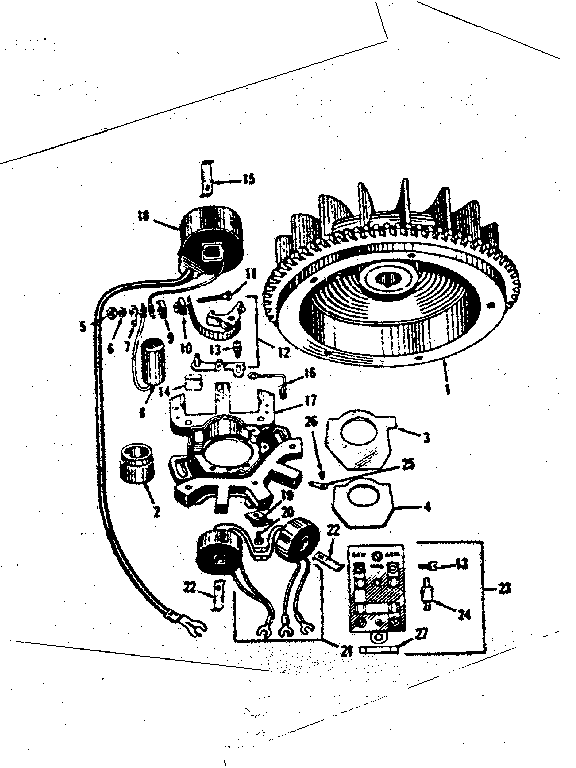 ALTERNATOR MAGNETO NO. 29692 (FW-2681)