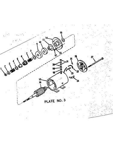 Starter motor no. 29965