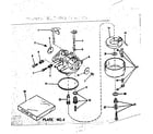 Craftsman 143105110 carburetor no. 29993 (lmg-154) diagram