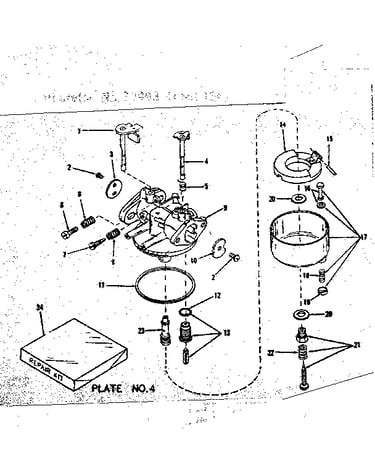Carburetor no. 29993 (lmg-154)