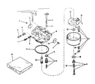 Craftsman 143105121 carburetor no. 29993 (lmg-154) diagram