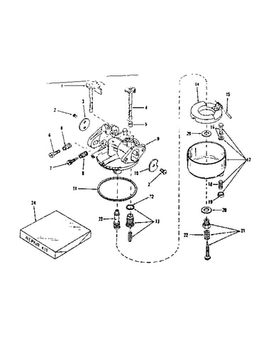 Carburetor no. 29993 (lmg-154)