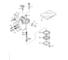 Craftsman 143106012 carburetor no.30119 (power products #0234-14) diagram