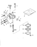 Carburetor no.30119 (power products #0234-14)