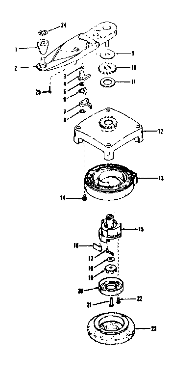 No-pull starter no. 590.355
