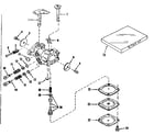 Craftsman 143122061 carburetor no. 630875 (power products) diagram