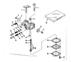 Craftsman 143122082 carburetor no. 630875 (power products) diagram