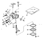 Craftsman 143122211 carburetor no. 630875 (power products) diagram