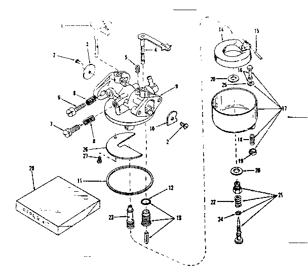 Carburetor no. 630930