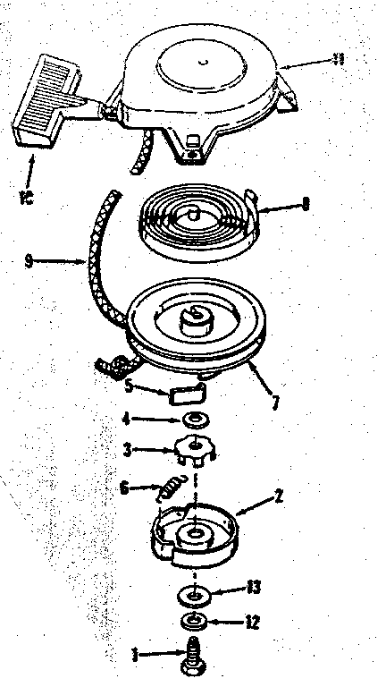 Rewind starter no. 590374