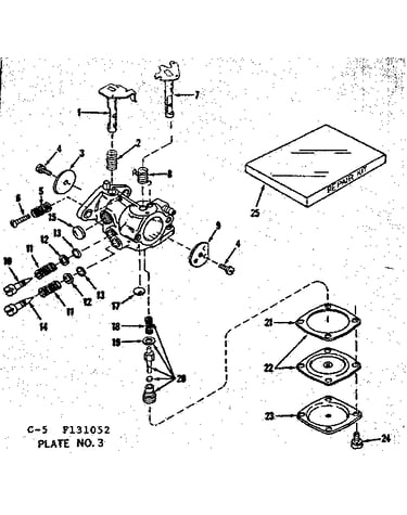 Carburetor no. 630986