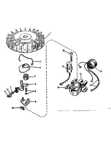 Model 143.122261 uses magneto no. 610665