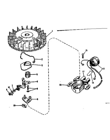 Model 143.122262 uses magneto no. 610666