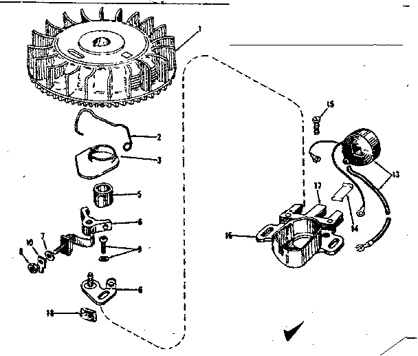 MODEL 143.122272 USES MAGNETO NO. 610666