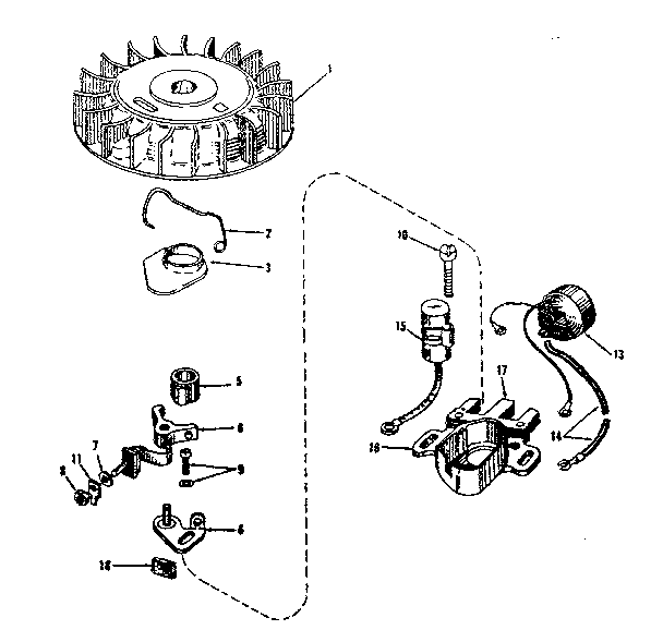 MODEL 143.122281 USES MAGNETO NO. 610665