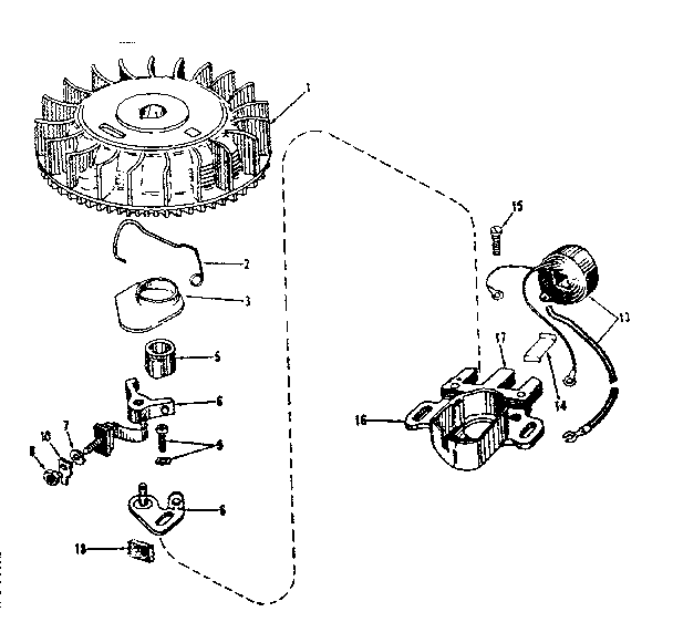 MODEL 143.122282 USES MAGNETO NO. 610666