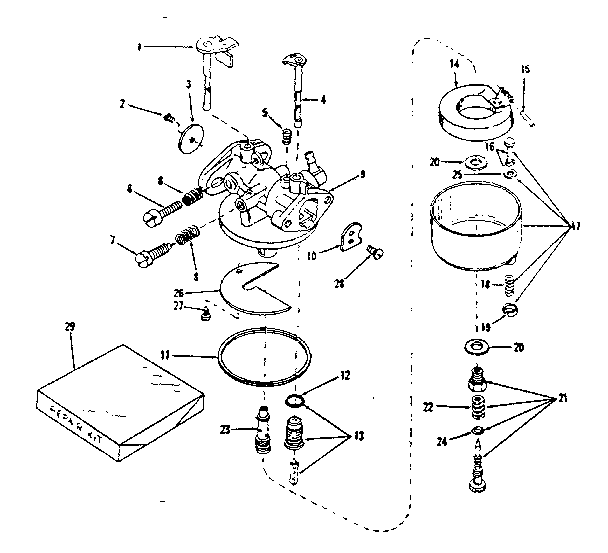 Carburetor no. 630936