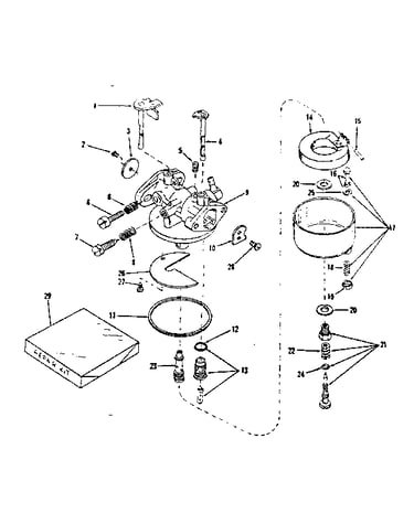 Carburetor no. 630936